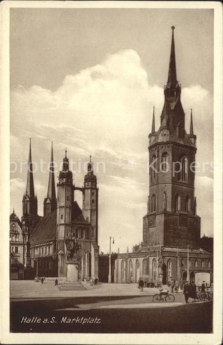 Halle Saale Marktplatz
