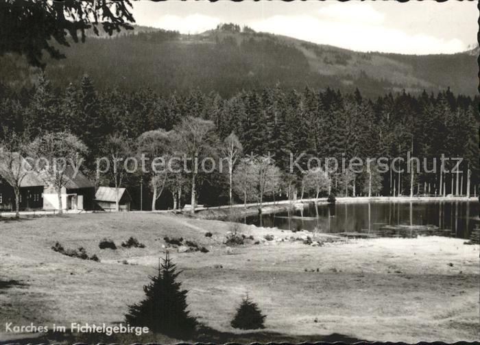 Fichtelgebirge Karches See Haeuser