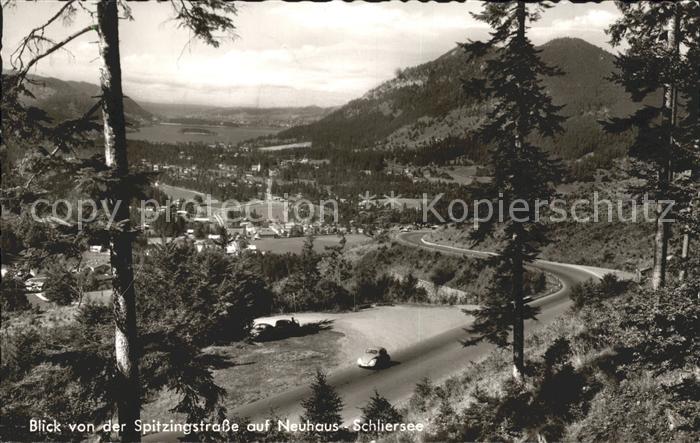 Neuhaus Schliersee Blick von Spitzingstasse