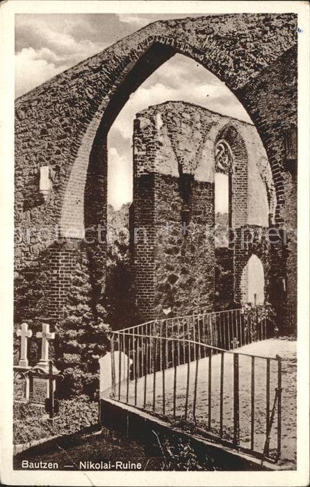Bautzen Sachsen Nikolai-Ruine