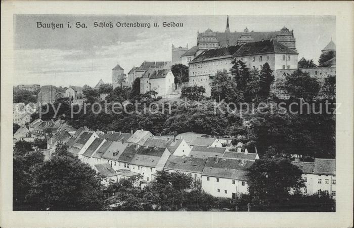 Bautzen Sachsen Schloss Ortesburg un Seidau