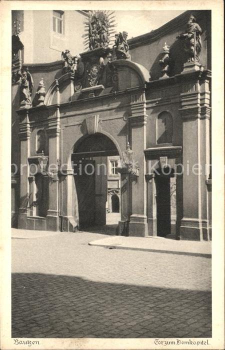 Bautzen Sachsen Tor zum Domkapitel
