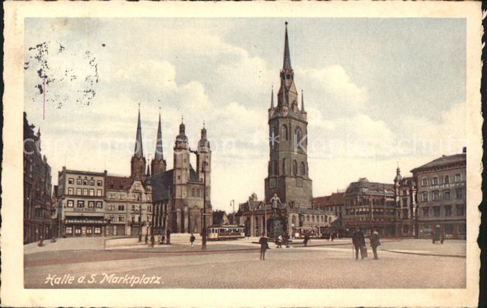 Halle Saale Marktplatz