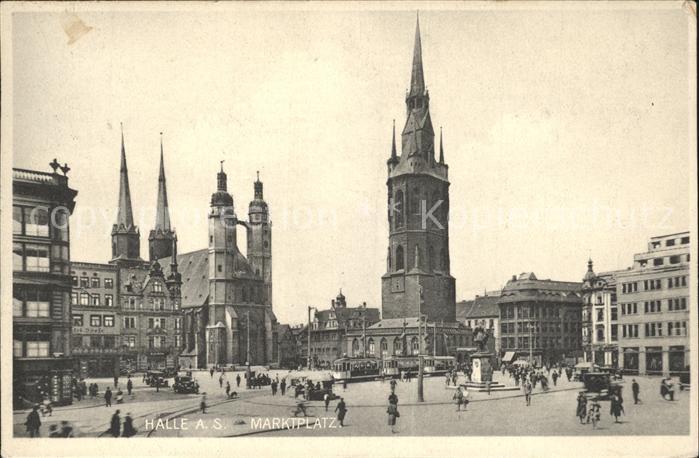 Halle Saale Marktplatz