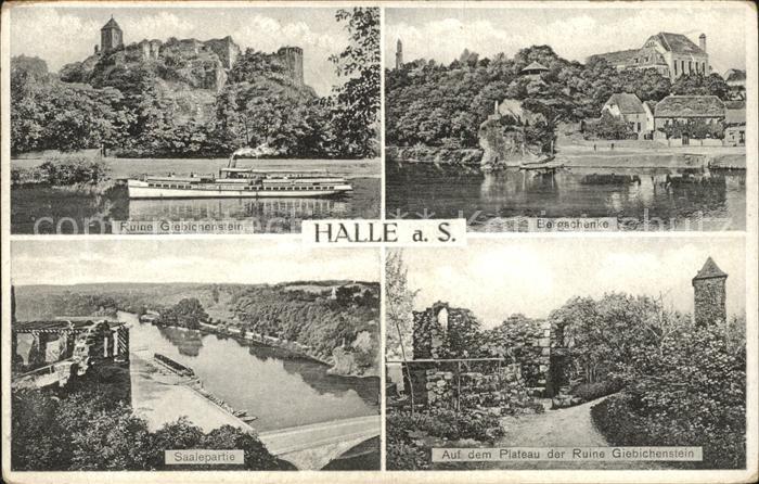 Halle Saale Bergschenke Ruine Giebichenstein Saale
