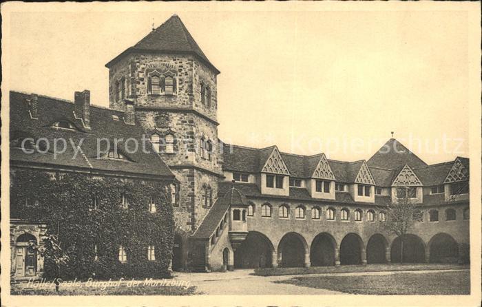 Halle Saale Moritzburg Burghof
