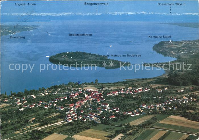 Litzelstetten Fliegeraufnahme Sparmarkt