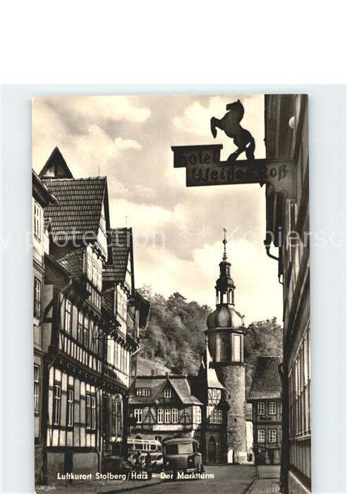 Stolberg Harz Marktturm Busse