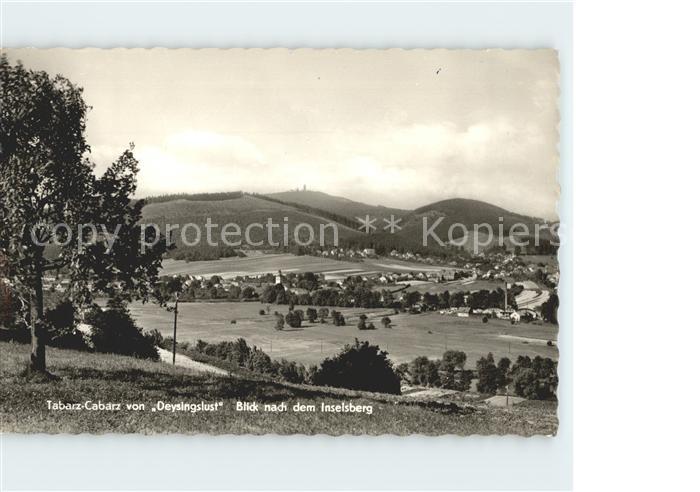 Tabarz Cabarz von Deysinglust mit Inselsberg