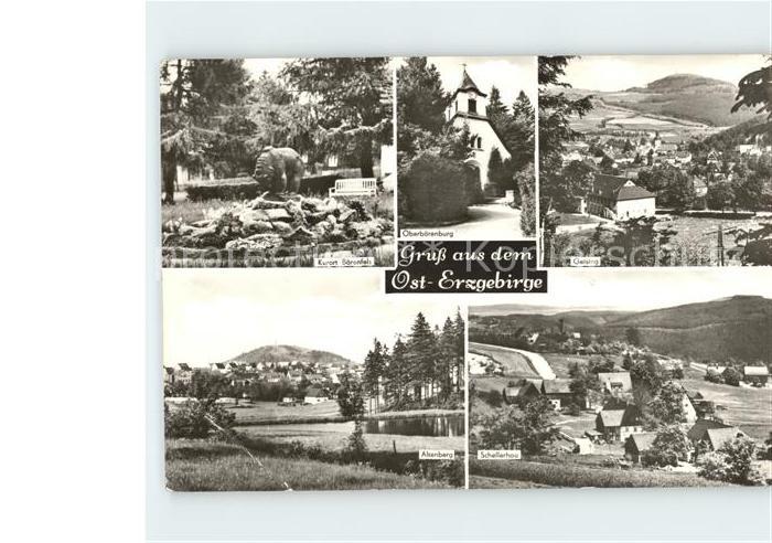 Erzgebirge Region Baerenfels Oberbaerenburg Altenberg Schellerhau