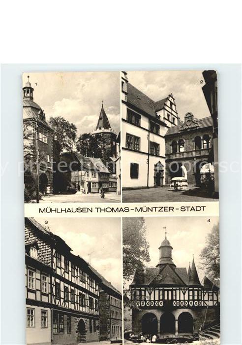 Muehlhausen Thueringen Thomas Muentzer Stadt
