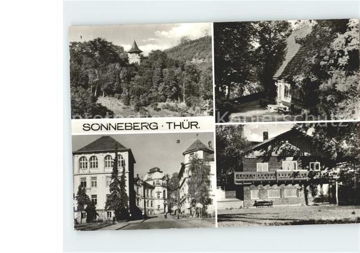 Sonneberg Thueringen Schlossberg Lutherhaus Spielzeugmuseum Blockhuette