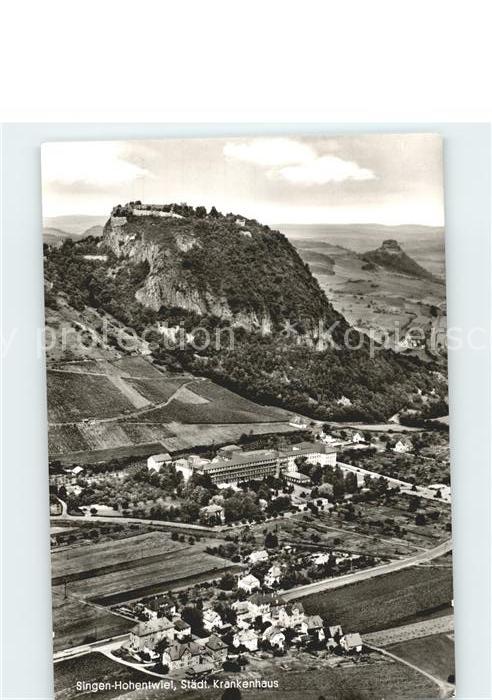 Singen Hohentwiel Fliegeraufnahme Krankenhaus