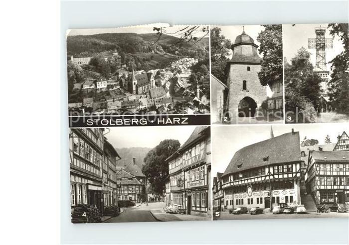 Stolberg Harz Rittertor Josephshoehe Rathaus