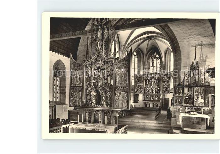 Creglingen Herrengottskirche innen