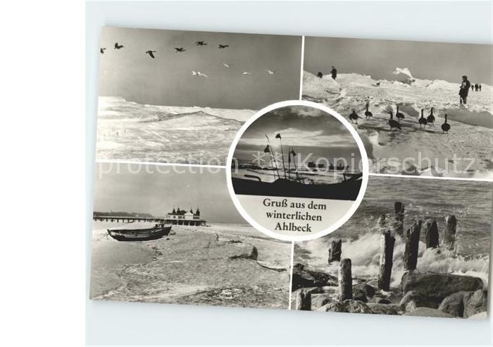 Ahlbeck Ostseebad Strand Seebruecke