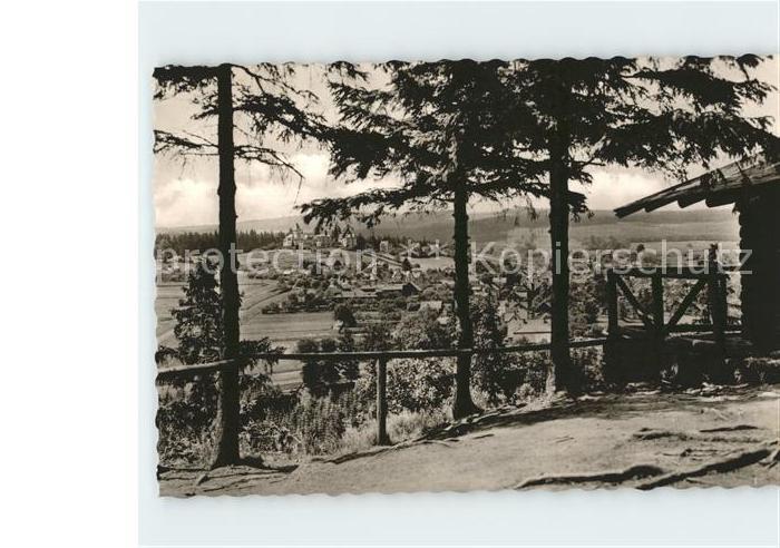 Finsterbergen Blick vom Hainfelsen