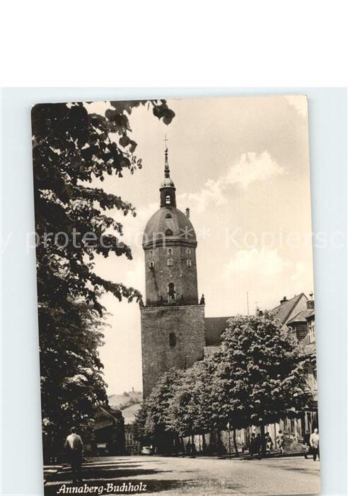 Annaberg-Buchholz Erzgebirge Kirchturm
