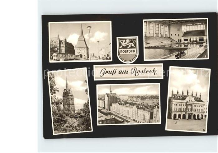 ROSTOCK  CITY Steintor Kroepeliner-Tor Lange-Strasse