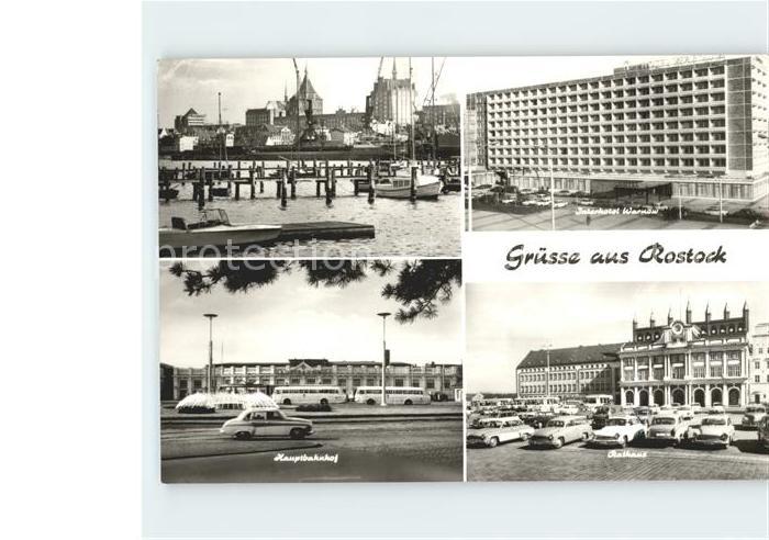 ROSTOCK  CITY Interhotel Warnow Bahnhof Rathaus