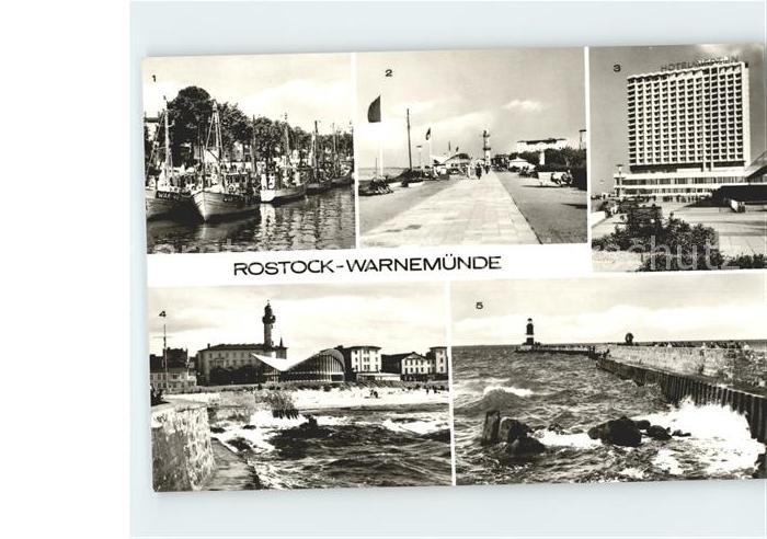 Warnemuende Ostseebad Alter Strom Hotel Neptun Teepott Leuchtturm Mole