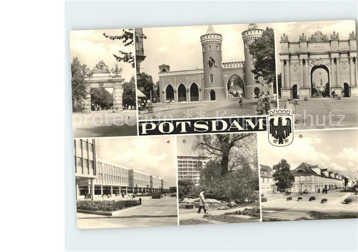 Potsdam Jaegertor Nauenburger-Tor Brandenburger-Tor