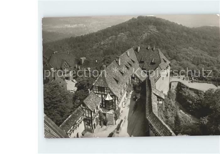 Eisenach Thueringen Wartburg Burghof