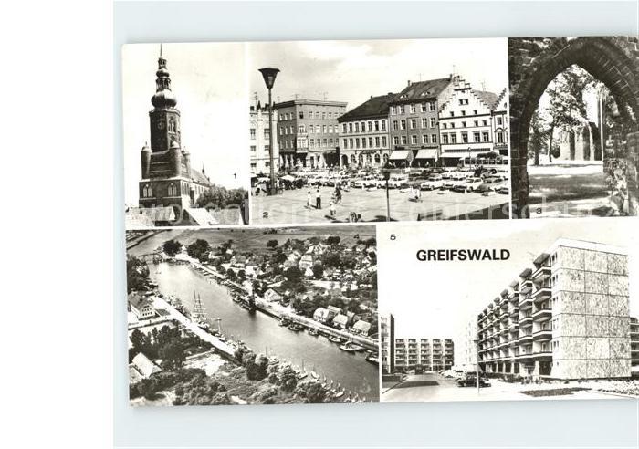 Greifswald Mecklenburg Vorpommern Dom Klosterruine Marineschule