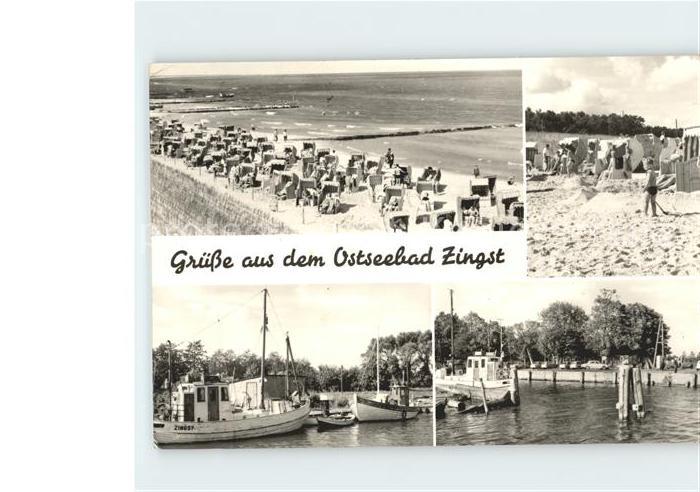 Zingst Ostseebad Strand Hafen
