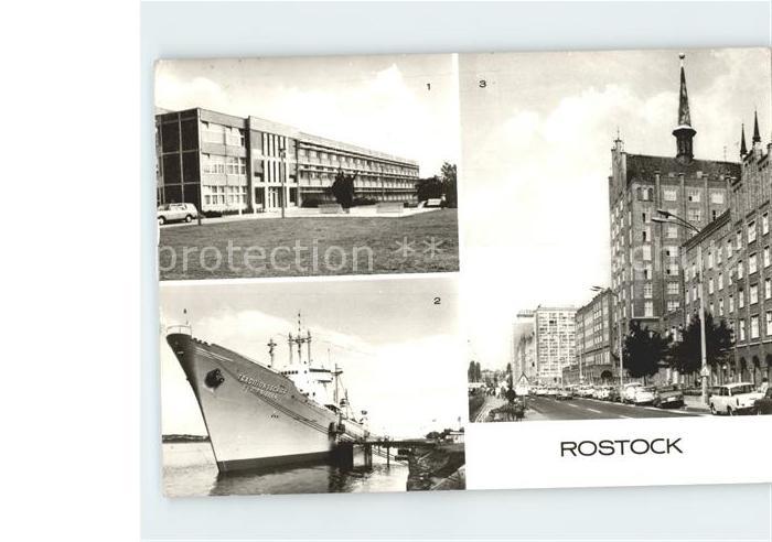 ROSTOCK CITY Lange Strasse Traditionsschiff Typ Frieden