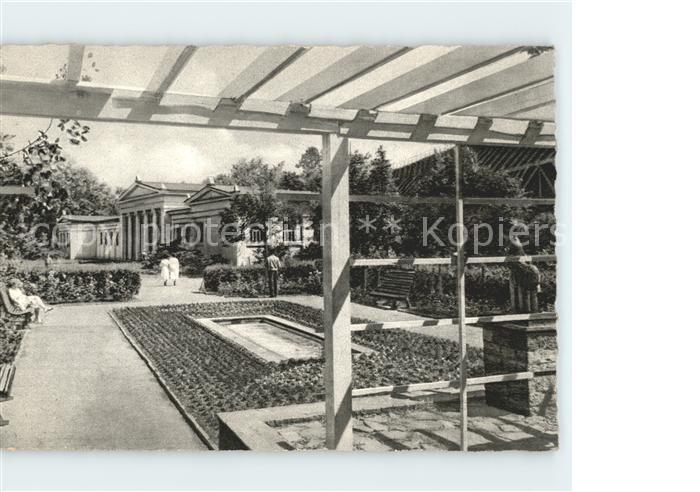 Bad Salzelmen Rosengarten mit Lindenbad