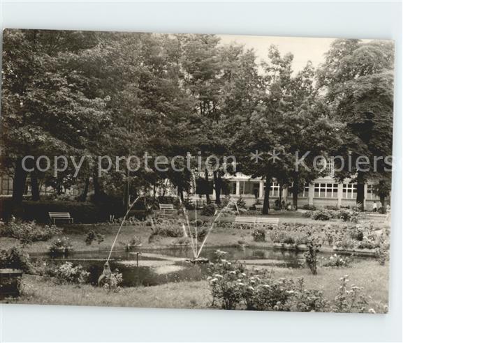 Pretsch Bad Schmiedeberg Eisenmoorbad Kurpark