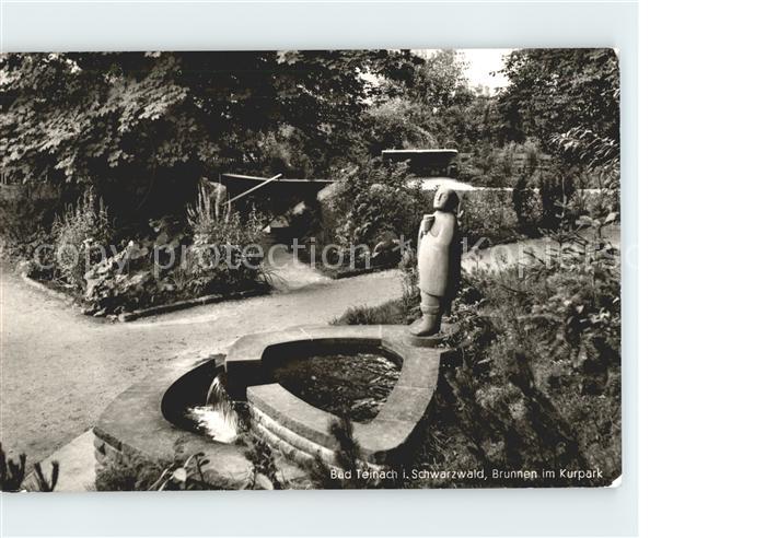Bad Teinach-Zavelstein Brunnen im Kurpark