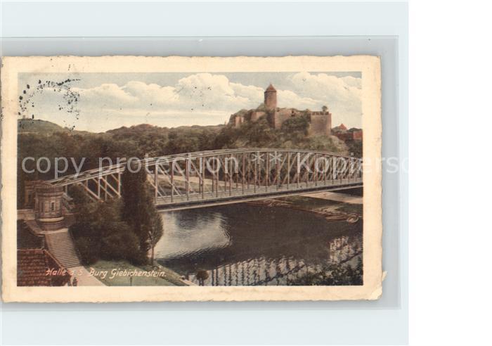 Halle Saale Burg Giebichenstein Bruecke