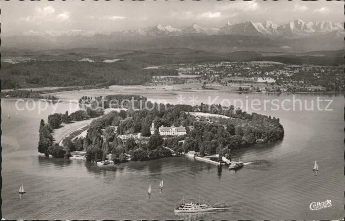 Insel Mainau Fliegeraufnahme
