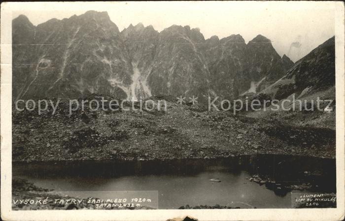 Vysoke Tatry Zabi Pleso