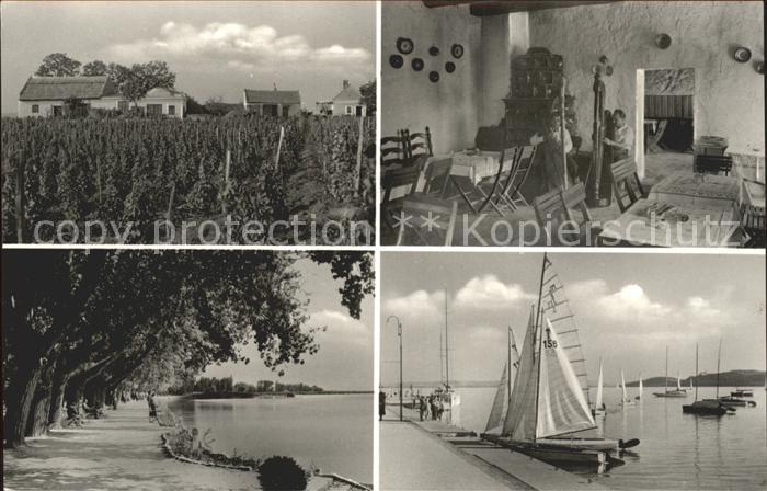 Balatonfuered Segelboot Promenade
