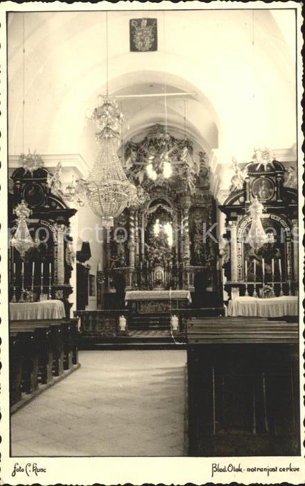 Bled Olok notranjost cerkve