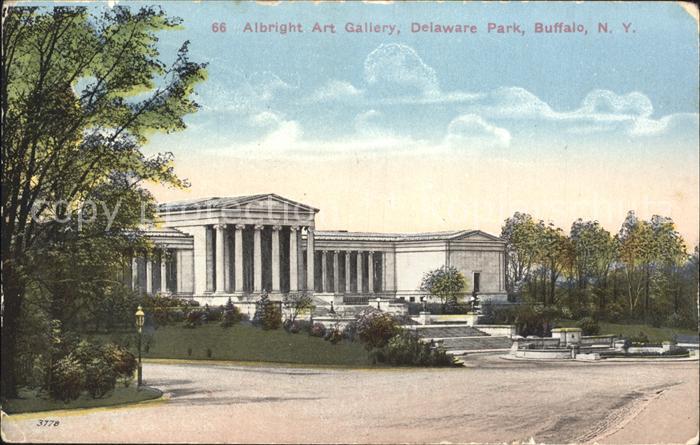 Buffalo New York Albright Art Gallery Delaware Park