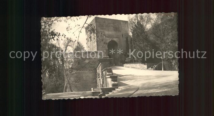 Granada Andalucia Puerta de la Justicia Pilar Carlos V