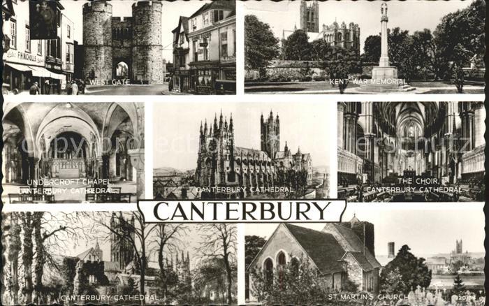 Canterbury Kent Chor Cathedral Kent Memorial West Gate