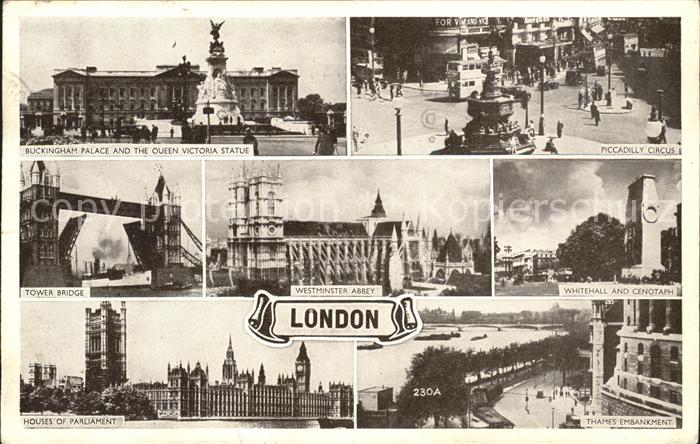 London Buckingham Palace Circus Whitehall Parlament