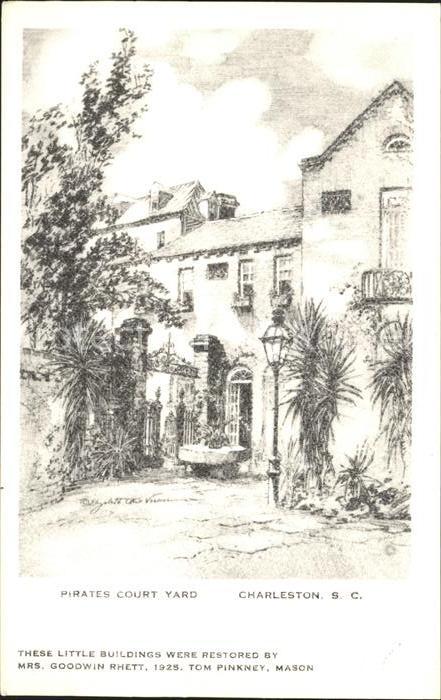 Charleston South Carolina Pirates Court Yard