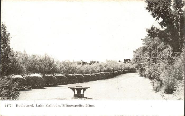 Minneapolis Minnesota Boulevard Lake Calhoun