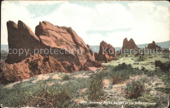 Colorado City Colorado Gateway Rocks Garten