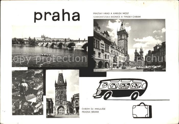 Praha Prahy Prague Prazsky Hrad Karluv Most Staromestska Radnice Tynsky Chram