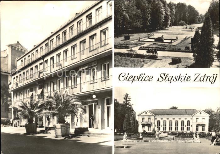Cieplice Slaskie Zdroj Sanatorium Park zdrojowy