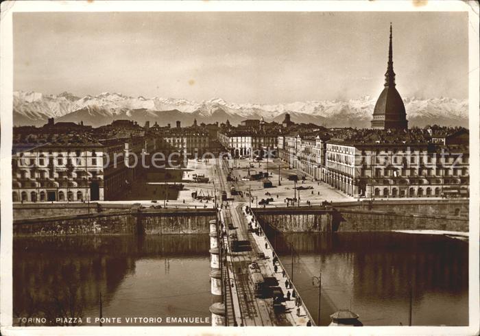 Torino Piazza Ponte Vittorio Emanuelle
