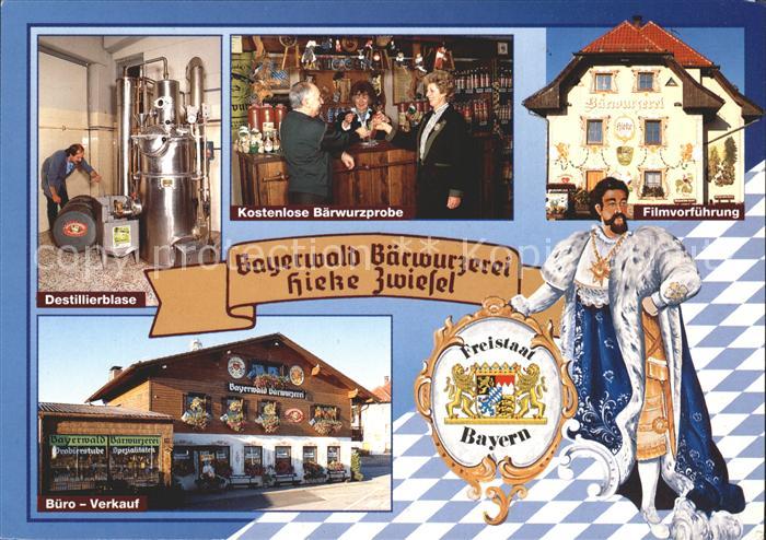 Zwiesel Niederbayern Baerwurzerei Heinrich Hieke Destillierblase Buero Verkauf F