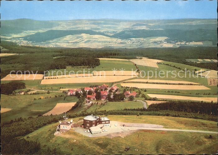Rischenau Fliegeraufnahme Berghotel Gaststaette Koererberg